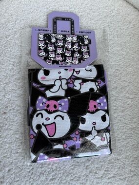 Kuromi Shopping Tote Bag in Black & Purple